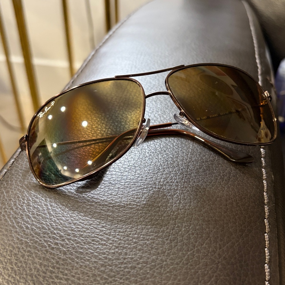 Rayban Brown Aviator Sunglasses